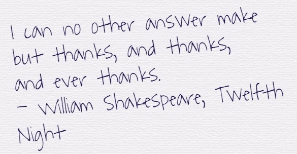 shakespearethanks